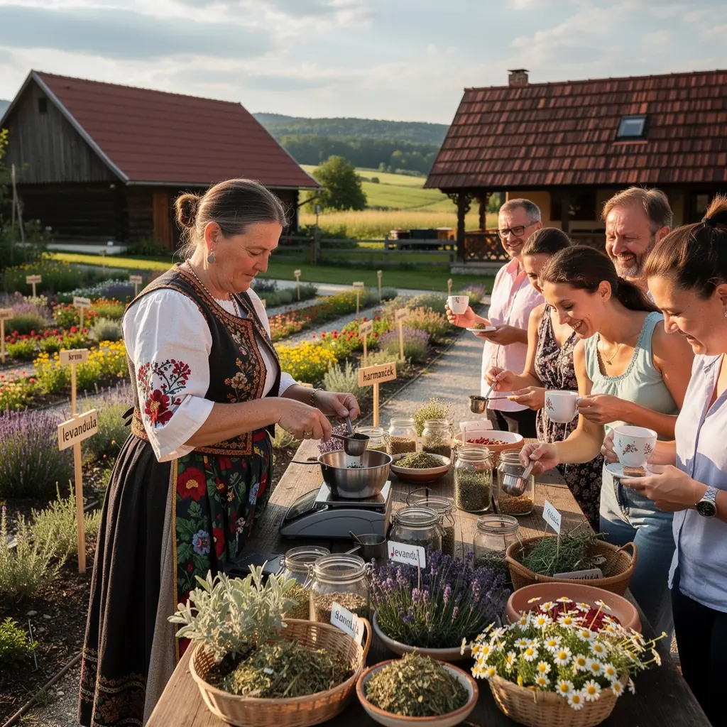Ručne vyrábané čajové sáčky s prírodnými príchuťami