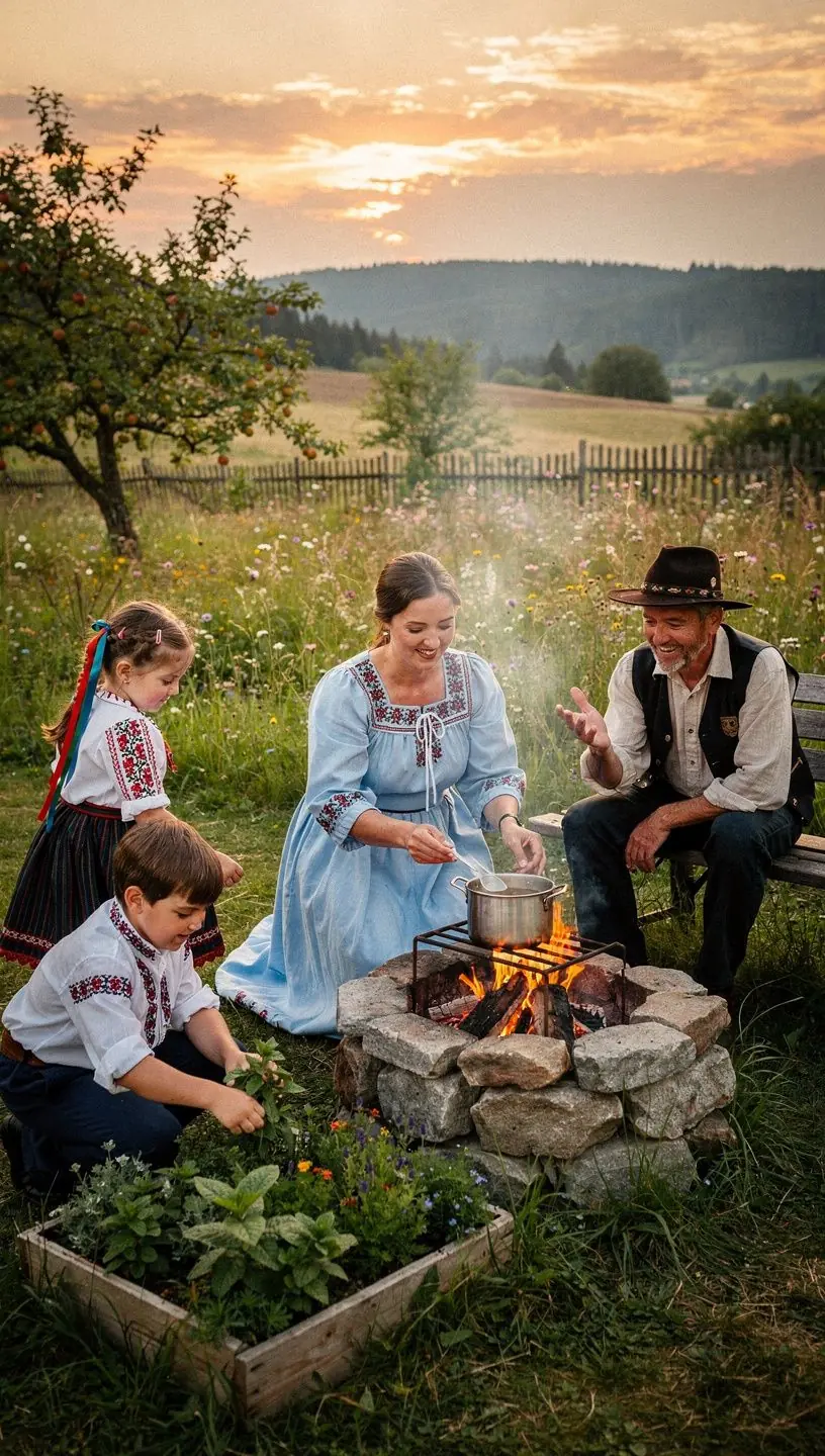 Detailný záber na lístky šalvie a mäty pripravené na čajový nálev